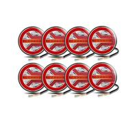 BWVMVB Feu Arrière Gauche/Droit Feu Arrière Rond LED Pour Camion 5,5 Pouces Feux Freinage Clignotants Pour Voiture Tracteur Remorque Bus Fourgonnette Camping-car Pick-up 4x4 12V 24V