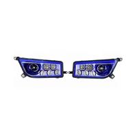 BWVMVB Feux Avant 2 Phares LED De Rechange À Lentille Transparente Pour Polaris RZR XP 1000 900 2014 2015 2016 2017 Phares(Bleu)