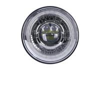 BWVMVB Feux Avant 7 "phare Led De Voiture 7 Pouces H4 Phares Led Angel Eyes Pour Hummer H1 H2 Phares(1pcs Sliver)