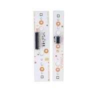 BWVMVB Feux Avant Panneaux LED DRL Pour Voiture, Feux De Jour Blancs, Module Tournant, Accessoires Pour Q7 2016 2017 2018 Phares(Left side(2pcs))