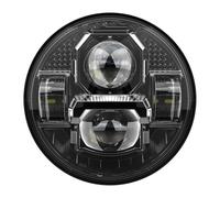 BWVMVB Spot longue Portée Moto Pour Les Motos Pour Speed Triple 2005, 2006, 2007, 2008, 2009 Et 2010 Équipées D'un Phare Rond À LED De 5 3/4 Pouces(Le noir)