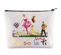 BWWKTOP Sound Of Music Trousse de maquillage à fermeture éclair pour théâtre Von Trapp Cadeau Do Re Mi Fa So La Ti, Do Re Mi, Sac