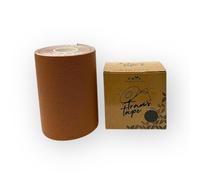 BWYA Trans Tape - Transtape Adhésif Poitrine - Bande Poitrine Hypoallergénique, Résistante à l’Eau - Compression Confortable - Amande, 15 cm x 5 m