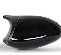 BWZJS 2 pièces couvercle de rétroviseur ABS en Fiber carbone E90 capuchon voiture remplacement direct, for Remplacement du couvercle du rétroviseur de voitur(Black Right)