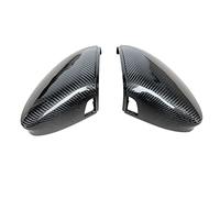 BWZJS 2 pièces couvercle de rétroviseur latéral noir brillant boîtier, for VW, for Golf 8 MK8 2020 2021 Remplacement du couvercle du rétroviseur de voiture(Have assistance)