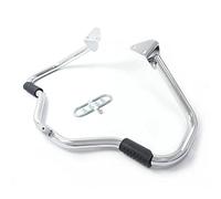 BWZJS Barres de Protection de Moteur de Moto Rider Super Glide, for Harley, Dyna Street Bob FXDB Fat Bob FXDF 2009-2018 Barre de Protection pour Moto(Chrome)