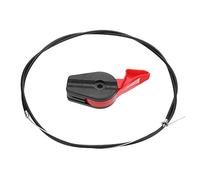 BWZJS Câble d'accélérateur de tondeuse à gazon 65 pouces, interrupteur commande universel, Kit poignée, outils jardin rouge Poignée d'accélérateur