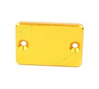BWZJS Couvercle de bouchon de cylindre arrière de moto, couvercle de cylindre de liquide de frein, for Rebel 250 300 500 2017-2018, rouge Réservoir de liquide de frein pour moto(Gold)