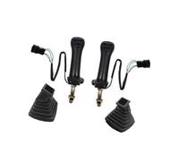 BWZJS Ensemble de Manette Commande d'excavatrice à 3 Boutons avec engrenage et Couvercle Anti-poussière Joystick pour excavatrice