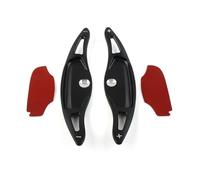 BWZJS Extension de levier de vitesse de volant en aluminium for accessoires de voiture, for Kia, for Stinger CK K8 2018 2019 2020-up 1 paire Palettes de changement de vitesse pour voiture(Schwarz)