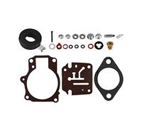 BWZJS Kit de reconstruction carburateur 2 pièces avec flotteur, for Johnson, for Evinrude 50 55 60 HP Joint de carburateur