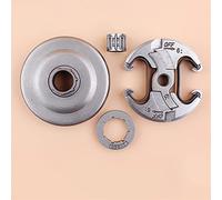 BWZJS Kit de roulement à aiguilles tambour d'embrayage, for tronçonneuse Husqvarna, 340 345 346 XP 350 351 357 445 450 537110503 503873072 Remplacement du tambour d'embrayage de tronçonneuse