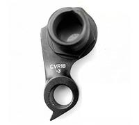 BWZJS Lot de 2 Supports dérailleur arrière vélo, for Cervelo, Cadre Route à Disque CVR18-3 DRH-WMN112 DRH-Rat S3 C3 C5 R3 R5 S5 Carbon Mech Dropout Patte de dérailleur de vélo(Black WGH959P2)