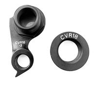 BWZJS Lot de 2 Supports dérailleur arrière vélo, for Cervelo, Cadre Route à Disque CVR18-3 DRH-WMN112 DRH-Rat S3 C3 C5 R3 R5 S5 Carbon Mech Dropout Patte de dérailleur de vélo(Black WGH960P2)