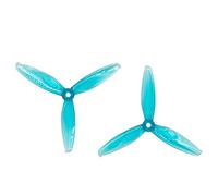 BWZJS Lot de 24 hélices 5043 à 3 pales CW CCW for drone course FPV Freestyle Sky Color T5043C 5 x 4, pouces PC Remplacement de la pale de l'hélice du drone(Blue)