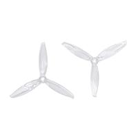 BWZJS Lot de 24 hélices 5043 à 3 pales CW CCW for drone course FPV Freestyle Sky Color T5043C 5 x 4, pouces PC Remplacement de la pale de l'hélice du drone(Colorless)