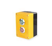 BX2-25 Two Hole 25mm Metal Push Button Switch With Box Control Circuit Momentary/Self-locking NWPNLXEA(Momentary Reset,220V)