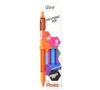 [BX470-4COL] Pentel Stylo à bille rétractable iZee, étui de 4, TREND