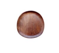 Bx9rE7tK3g Assiettes à desserts Ménage Vaisselle en Bois Massif Assiette à Dîner Ronde Collation Fruits Secs Thé Sushi Faite la Main Dessert for Cuisine Restaurant Hôtel Banquet Vaisselle