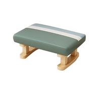 Bx9rE7tK3g Banc de Support à Chaussures Tabouret Bas de ménage en Bois Massif Petit Tabouret Table Basse Porte à Langer Banc de Couloir(Green)