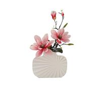 Bx9rE7tK3g Fausses Fleurs avec Vase Arrangement de Fausses Fleurs Magnolia Modernes et Simples, Simulation Bouquet, Vase, décorations d'hôtel Fleurs artificielles