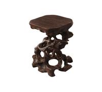 Bx9rE7tK3g Présentoirs à bonsaïs Ornements artisanaux sculptés en Racines Creuses, Base de présentation étrange for théière et Vase Pierre Support de Pot de Fleur(Petit)