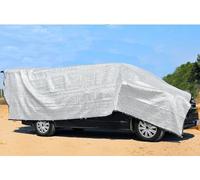 BXAEYIPOR Toile d'ombrage épaisse et cryptée 80% Aluminium pour Serre, Balcon, Jardin, pergola extérieure, pelouse, Voitures. Tissu d'ombrage Facile à Suspendre avec Bords et Trous, bâche