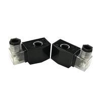 BXCONJUBC Bobine d'électrovanne normalement fermée étanche IP65 avec indicateur LED DN10-32 240VAC 220VAC 24VAC 24VDC 12VDC(24VDC)