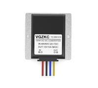 BXCONJUBC DC-DC entièrement isolé 24V36V48V60V72V80V100V à 12V 1A ~ 10A convertisseur de Puissance abaisseur CC for la stabilité Automobile(20-72V to 12V 10A)