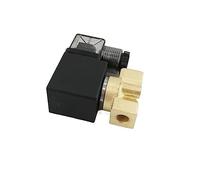 BXCONJUBC Électrovanne en Laiton NC à Action directe, Type de câblage PU-M03, 2 Voies, G1/4 Pouces, Orifice Joint FKM .5mm, 1 pièce(AC 110V)