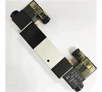 BXCONJUBC Électrovanne pneumatique double port de bobine 1/8 1/4 pouce 24 VDC Contrôle 5/3 voies Utile (220 V, 4V230E 08)