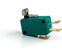BXCONJUBC Interrupteur de Limite des commutateurs 5pcs Micro Interrupteurs 1 6A 250V 125V NO + NC 6. 3 mm Broches SPDT Switch 28 52 Le Levier à Rouleau roulettes Microswitch(Kw7-3)