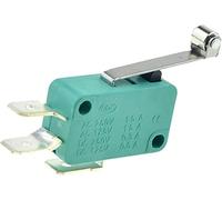 BXCONJUBC Micro interrupteurs Interrupteurs de Limite 1 6A 250V 125V NO + NC + COM 6. 3 mm Broches SPDT Switch 28 52 Le Levier à Rouleau roulettes Microswitch(Long Roller Lever-m)