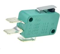 BXCONJUBC Micro interrupteurs Interrupteurs de Limite 1 6A 250V 125V NO + NC + COM 6. 3 mm Broches SPDT Switch 28 52 Le Levier à Rouleau roulettes Microswitch(16mm Lever)