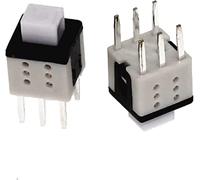 BXCONJUBC Micro Switch 1000pcs 5.8 *, mm Locking Push Tactile Power Kit 2 3 6 PIN STANTS .8x5(2P)