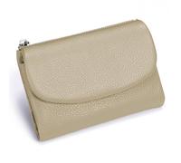 BXCZEDW Joyfullygo Portefeuille unisexe en cuir de vachette pour femme avec porte-cartes de crédit court de 13 cm, peut contenir des pièces de monnaie, des cartes d'identité, kaki, Taille unique