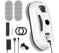 BXEAES Robot Laveur de Vitre, 5600Pa Laveur de Vitre Automatique, Planification Intelligente des Chemins pour Un Nettoyage Automatique, pour Les Fenêtres Intérieures et Extérieures