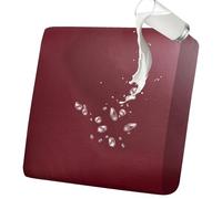 BXFUL Housse de Coussin Extensible de canapé imperméable, Simili Cuir Housse Coussin D'assise Antidérapant Housse de siège de canapé pour canapé (1 Place,Vin Rouge)