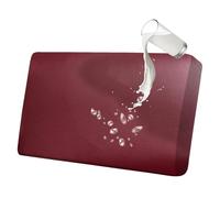 BXFUL Housse de Coussin Extensible de canapé imperméable, Simili Cuir Housse Coussin D'assise Antidérapant Housse de siège de canapé pour canapé (2 Places,Vin Rouge)