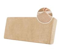 BXFUL Housses de Coussin de Siège de Canapé, Housse de Coussin de Canapé en Chenille Extensible, Housse de Protection pour Meubles Antipoussière avec Fond élastique (Grand 4 Places,Kaki)