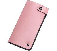 BXGGXBYSW Porte-Cartes Sac de Rangement de Documents ménagers pour Porte-Cartes Multi-Cartes de Grande capacité pour Dames (Couleur : Rose, Taille