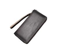 BXGGXBYSW Portefeuille en Cuir pour Femme, Long Sac à Main Vintage en Cuir de Vache, Pochette, Clip pour Billets de Banque, Porte-Carte de crédit Fait à la Main (Couleur : B)