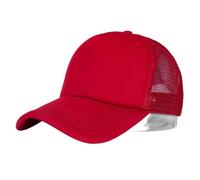 BXHHUDK Casquette de Baseball Mesh Trucker Cap Noir Respirable Back Réglable Snap Closure Chapeau pour L'été Outdoor Daily Casual Wear