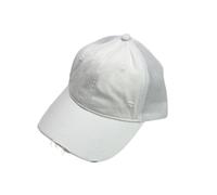 BXHHUDK Casquette de Baseball Troubled Mesh Trucker Cap Green Washed Frayed Réglable Back Hat pour Casual Daily Outdoor Summer Wear