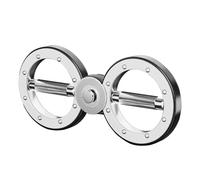 BXHouP-BaiZTM Machine Burn de 12 Livres, Appareil d’entraînement des Bras, Machine de Vitesse pour Les Bras, Renforceur de Prise, Entraîneur d’Avant-Bras avec résistance réglable(White)