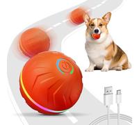 BXIHUR Jouet interactif pour chien, jouet électrique pour chien, jouet automatique pour chien, étanche à la poussière et à l'eau, IP54, rechargeable, adapté aux chiots/chiens de petite, moyenne et