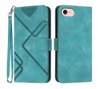 Bxithnr Coque pour iPhone 16e, Protection Housse en Cuir PU Premium Etui à Rabat Pochette de Portefeuille et Fermeture Magnétique Flip Folio Phone Case - Vert