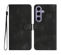 Bxithnr Coque pour Samsung Galaxy S24 Plus Clapet Housse en Cuir PU Etui à Rabat Pochette de Portefeuille [Fonction Support] [Fermeture Magnétique] [3 Fentes] pour Samsung Galaxy S24 Plus - Noir