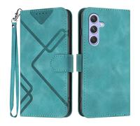 Bxithnr Coque Samsung A55 5G, Protection Housse en Cuir PU Premium Etui à Rabat Pochette de Portefeuille et Fermeture Magnétique Flip Folio Phone Case pour Samsung Galaxy A55 - Vert