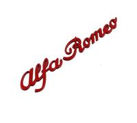 BXJNDM Stickers Carrosserie pour Alfa Romeo Tonale PHEV 2023, Badge Plaque Signalétique Signe Décoration Autocollants Amovible Autocollant Logo Voiture,Red